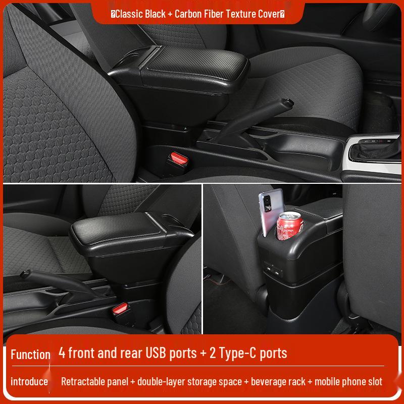 GAC Honda City Central Armrest Box: Interior Modification Accessory