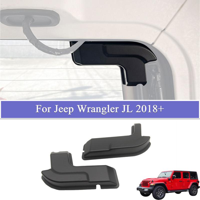 Car Rear Window Heater Wire Cover Trim Tailgate Wire Protector For Jeep Wrangler JL 2018-2025 Interior Mouldings Accessories