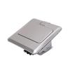 Floor Socket Waterproof 16A 2 Port Sealing Simple Feel Use Safety Durable Silver Bounce Floor Socket 250V