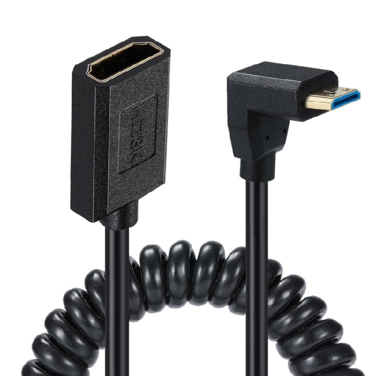 

8k60hz 4k120hz Mini Video Camera Male/Female Adapter Spring Loaded Cable For Camera Projectors Tablets 120cm