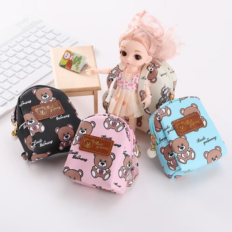 Creative Bear Mini Backpack Keychain & Coin Purse – Japan & South Korea Design