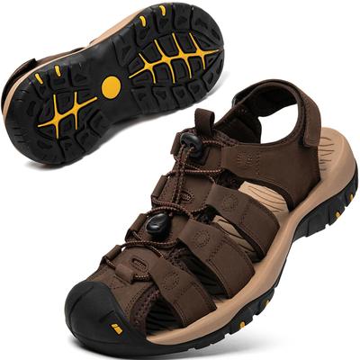 Strap Sandals for Men Sport Outdoor Walking Summer Velcro Suitable for Comfortable To Walk Lightweight [NEARDREAM] - Sandals, Sandals, Amphibious,