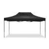 Pavillon pliable - Tourtecs 3x4,5m - Noir - Montage instantané - Protection complète intempéries