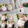 Entzückender Kreativer Hamster Plüsch Schlüsselanhänger Spielzeug Für Niedliche Tierliebhaber 11cm