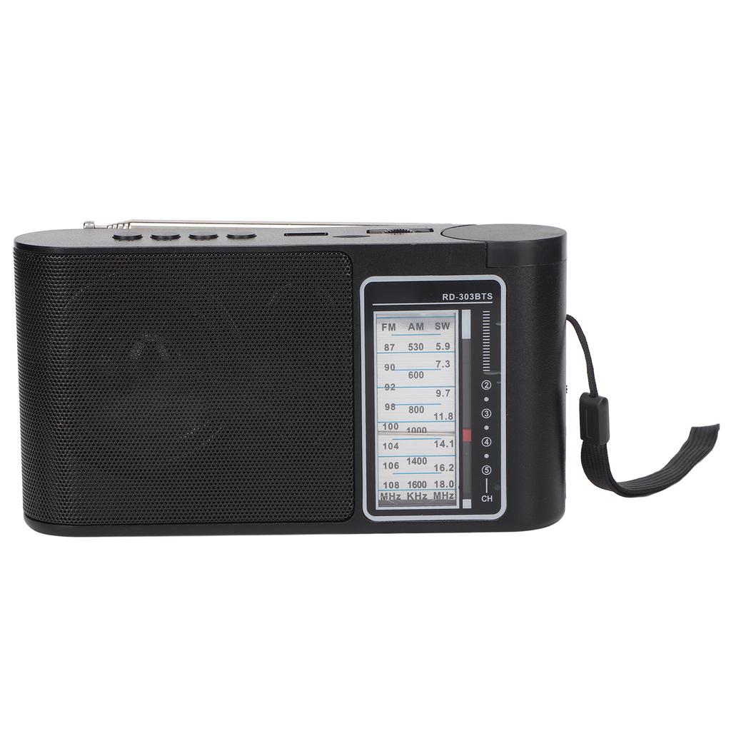 Portable Battery Radio FM AM SW Multi Band Solar Rechargeable Bluetooth Radio with Telescopic