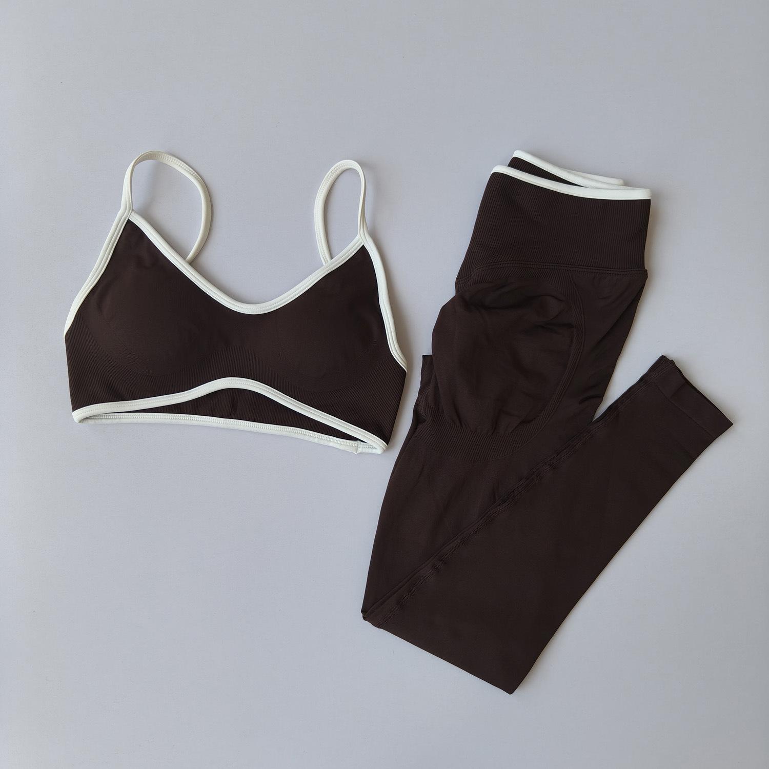 

JYL Contrast Sports Set Backless Tight Yoga Running Outfit S безодня