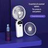 Portable USB Rechargeable Handheld Fan with Aromatherapy - Versatile for Desktop, Hanging Neck, and Outdoor Use