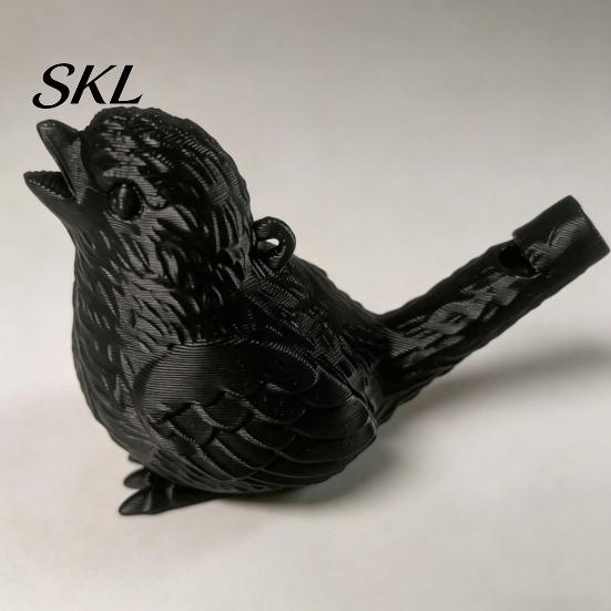 Travel Entertainment Toy 2Pcs Bird Whistle 3D Printed with Water Chamber Realistic Warbling Sound Compact for Outdoor Play Camping Party Favors