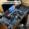 Large Mouse Padaespa Custom Name Text Personalized Desk Mat Non Slip Gaming Pad
