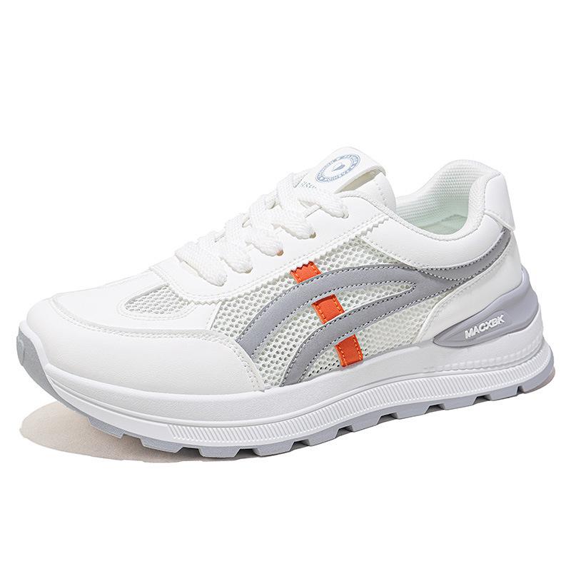 Summer women's shoes new breathable hollow mesh shoes children's Korean version of versatile platform sports leisure running dad shoes women