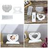 Individualized Frames and Decors Mold Creative Heart Shaped Ornament Silicone Mold For DIY Projects And Home Accent