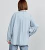 Something ST219 Bowtie Denim Light Blue Women's Blouse,
