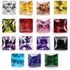 Square Princess Cut Shape Cubic Zirconia Synthetic Gemstone Mix 15 Colors 5A Loose CZ Stone for Jewelry Making