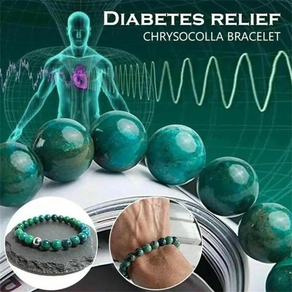 Festive Gifts 8Mm Chrysocolla Beaded Bracelet Earthy Fashion Jewelry For Men And Women Daily Wear Simple Versatile Accessory