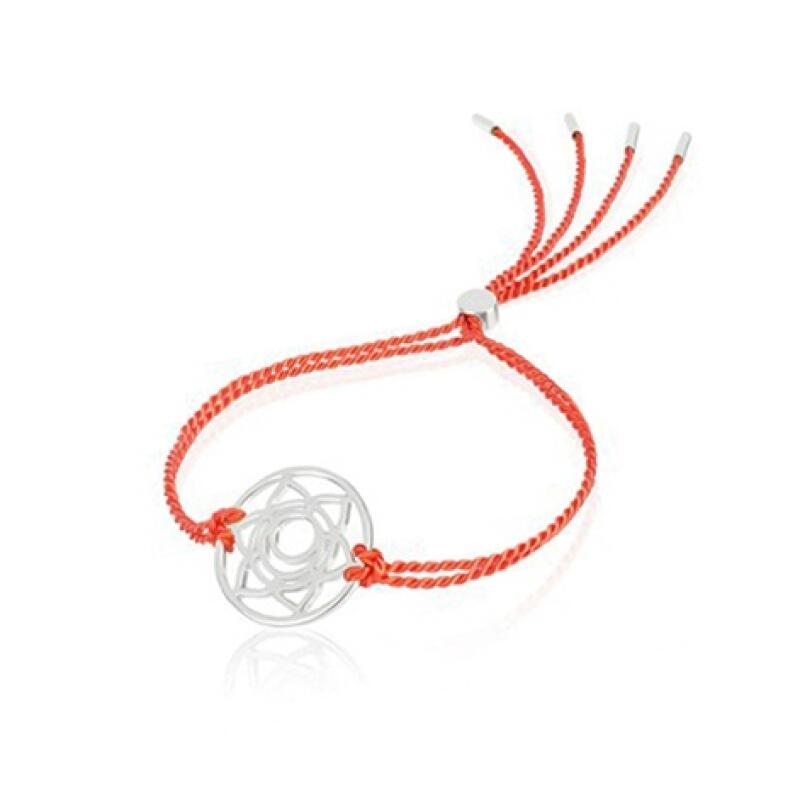 

[Daisy London] Chakra Code 925 Silver 7-Piece Pendant Bracelet BRCHK3003