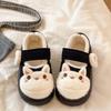 Cute Cartoon Cat Paw Shoes Anti Slip Kawaii Thick Warm Slippers Lolita Thick-sole Plush Floor Shoes Girls
