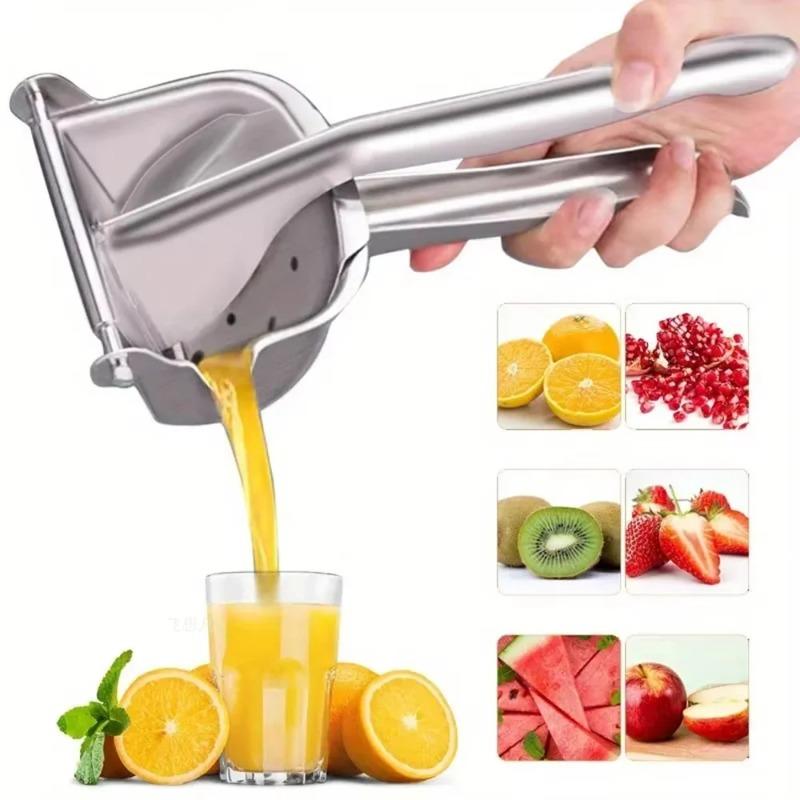 Manual Aluminum Alloy Fruit Press Juicer for Pomegranate Sugarcane Multifunctional Hand Squeezer Kitchen Bar Fruit Extract Tool