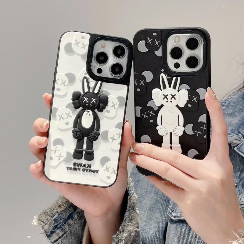 

Bugs Bunny 3D Silicone Phone Case for Apple 15 Pro iPhone 14 белый