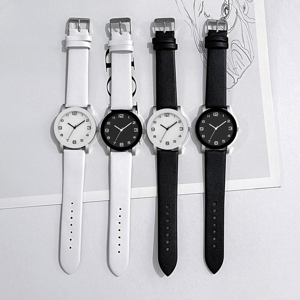 2023 Men's Minimalist Leather Strap Quartz Wristwatch