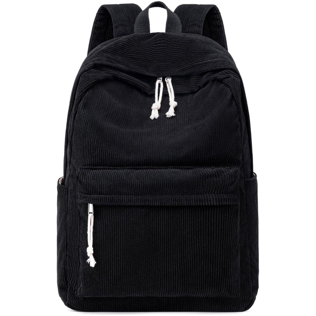Teen Girl School Bag Elementary School High School Corduroy Strawberry Printed Computer Backpack Backpack Female