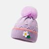 Fashion Autumn Custom Unisex Warm Kids Knitted Windproof Winter Children Beanie Hats