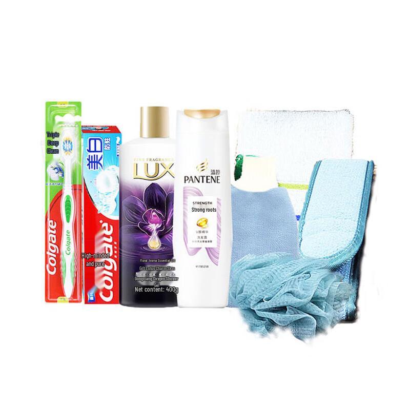 Pantene Golden Lion Blessing 8-Piece Hair Care & Shower Gift Set