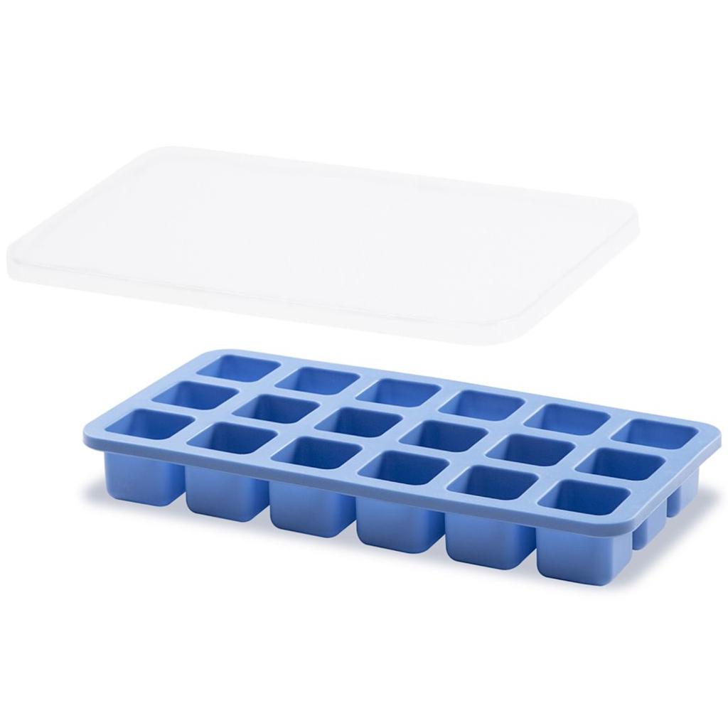 Forma Do Kostek Lodu Silikonowa Z Pokrywką 18 X KOSTKI MINI