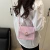 Handbag Women's New Solid Color Texture Handbag Commuting Simple Shoulder Messenger Bag Women's Bag