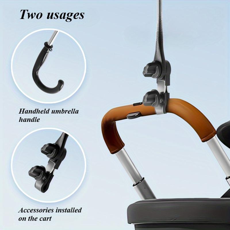 Universal Stroller Umbrella with UV Protection, Baby Stroller Parasol 85cm Diameter with Umbrella Clip Fixing Device,1PC