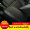 08-18 Honda City Full Coverage Armrest Box Leather Protective Cover Pad