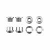 Wolf Tooth Set of 4 Chainring Bolts and Nuts for 1X 4 Raw Silver 6mm U14CBCN06RSIL - pcs.