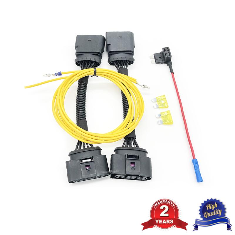 Kabelbaumstecker für VW Transporter T5 Scheinwerferumbau T5.1 T6 Facelift Adapterkabelbaum Upgrade