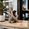 Modern Abstract Reading Figure - Unique Resin Home Decor for Bedroom, Desk, Office | Perfect Holiday Gift for Friends for Christmas
