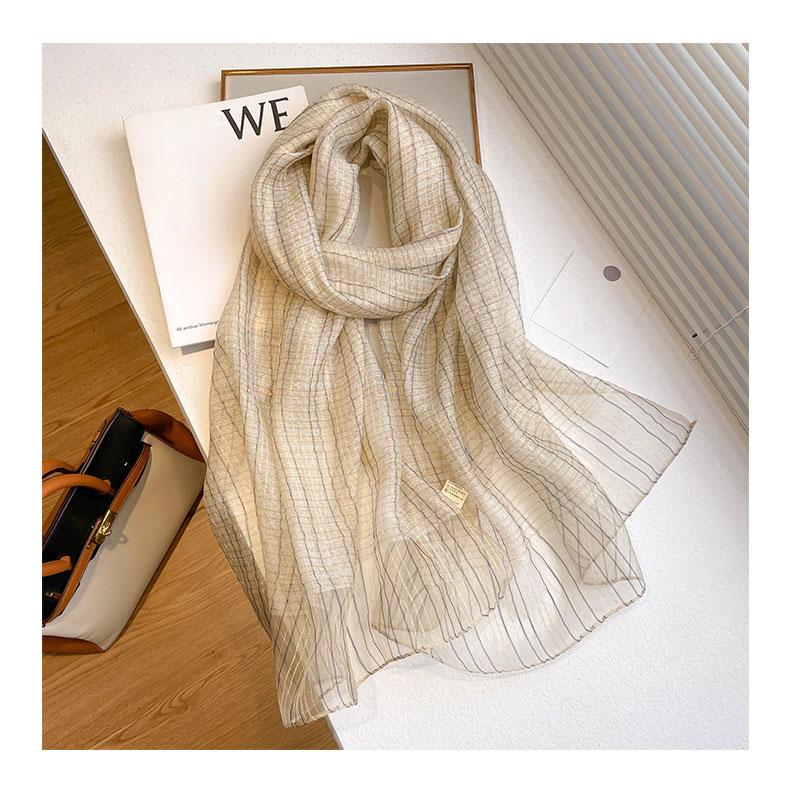Plaid silk wool scarf women hijab for ladies pashmina shawls and wraps New Foulard Bandana Bufanda Blanket Scarves