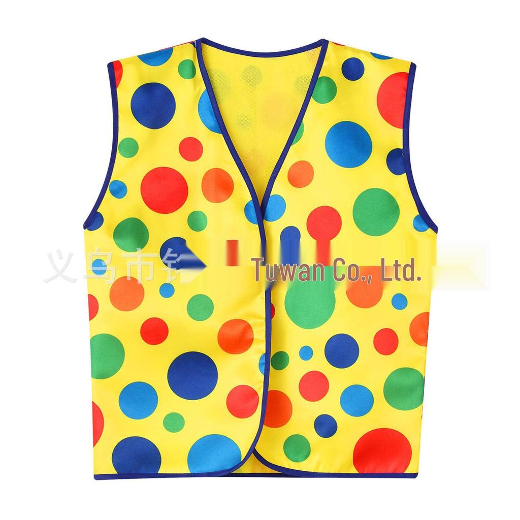 Easter Clown Costume Kit: Hat, Bow Tie, Suspenders, Shoes, Socks, Red Nose