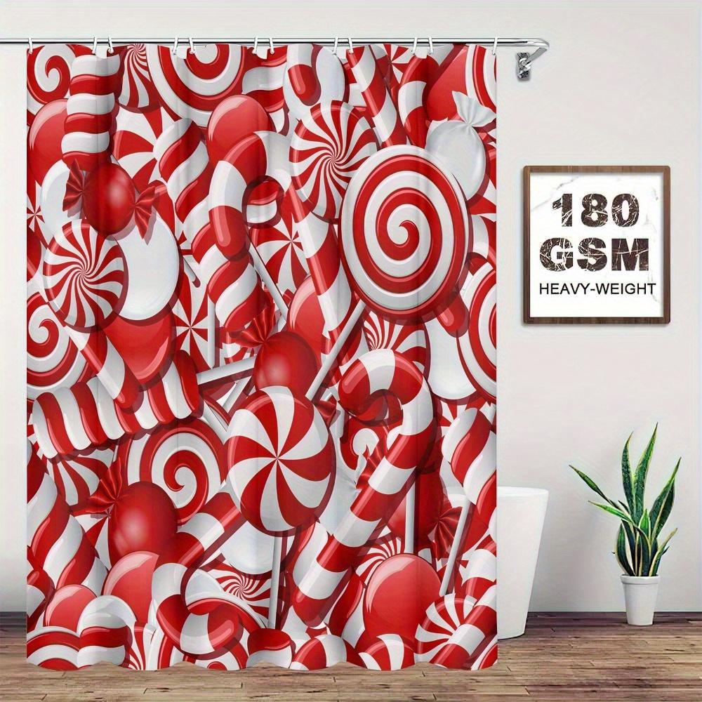Minimalist Cute Shower Curtain With Hooks Waterproof Mildew Proof Easy Clean Install For Multi-scene Bathroom Bathtub Privacy