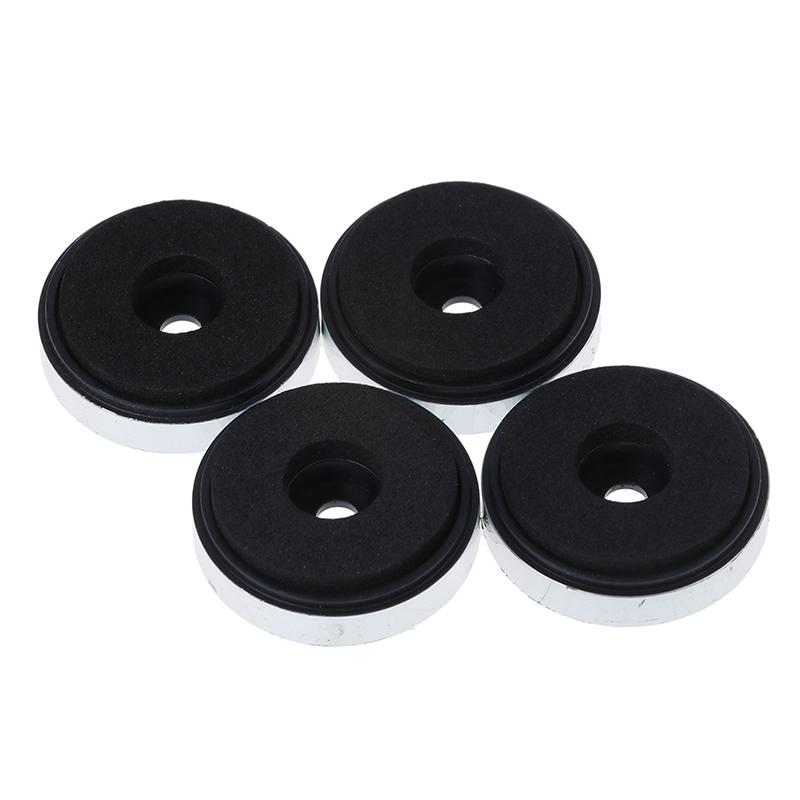 4pcs Durable Black 38mm X 19mm Large Case Speaker Cabinets Rubber Feet Damper Pad Base