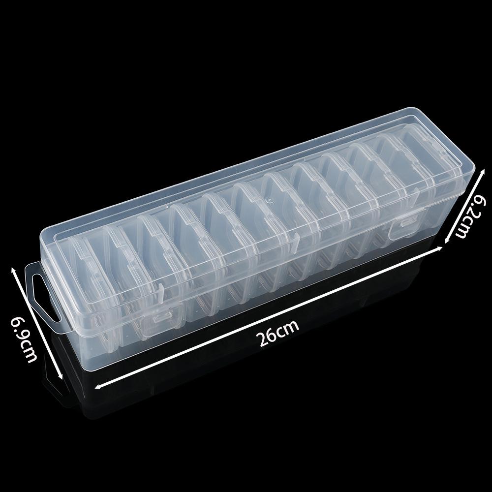 Round and Square Transparent Multi-Grid Jewelry Storage Boxes
