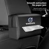 Auto-Taschentuch-Organizer-Tasche Papiertuch-Aufbewahrungsbox Zubehör für XC90 V90 V60 XC60 V40 S80 S60 S90 C40 XC40 V70 XC70 C30 C