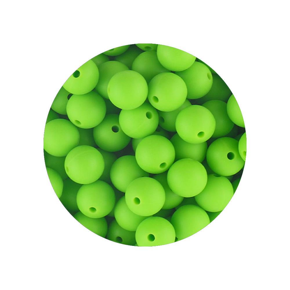 Kovict 9MM 40-80Pcs Round Silicone Bead 9MM Food Grade For Jewelry Making DIY Bracelet Pacifier Chain Accessories