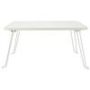 Nano 6045 Folding 8761038 Table, White,