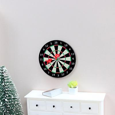 1Set Miniature Dollhouse Dart Board Darts Game Set Play Doll House Miniaturas Home Decor Accessories Toy Pretend Play Toy