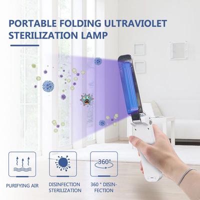 Sterilizasyon Lambası Uzaktan Kumandalı Plastik Taşınabilir USB UV Dezenfeksiyon Lambası Ev Kullanımı