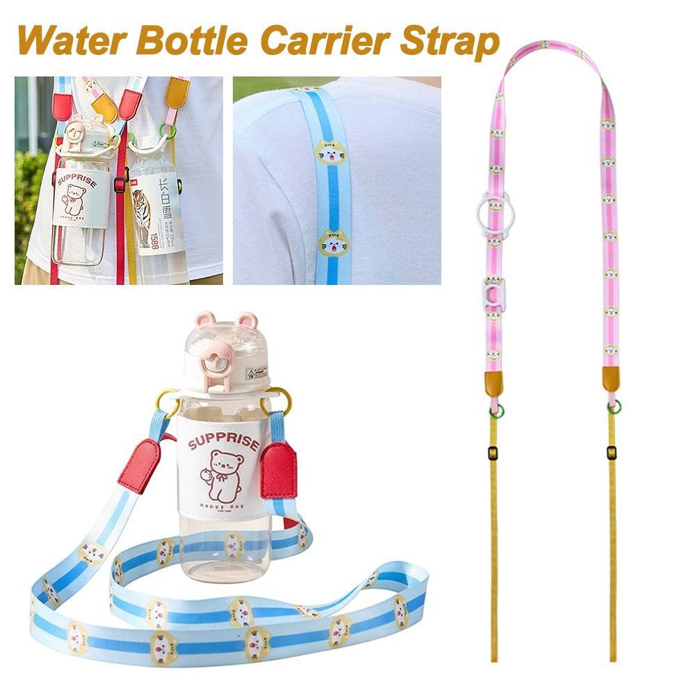 Crossbody Bottle Strap Cup Holder Lanyard Adjustable Length Water Cup Strap Bottle Shoulder Strap