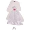 STEFFI Wedding Dress - for Girl Child Aged 3 and Over - Main Color White