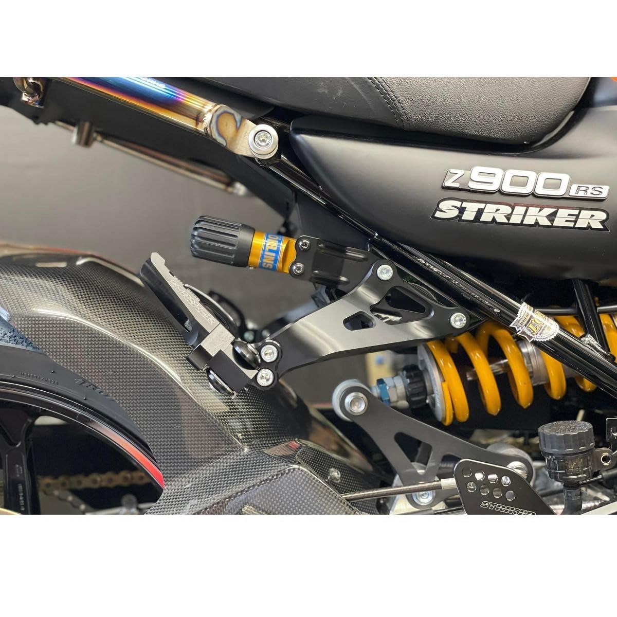 

Striker SPL Tandem Step for Kit, Black, Z900RS/CAFE, SS-AA3141B чорний