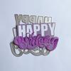 Metal Die Cuts Envelope Birthday Embossing Stencil Cutting Dies for Card Making Scrapbooking Paper Craft DIY Template