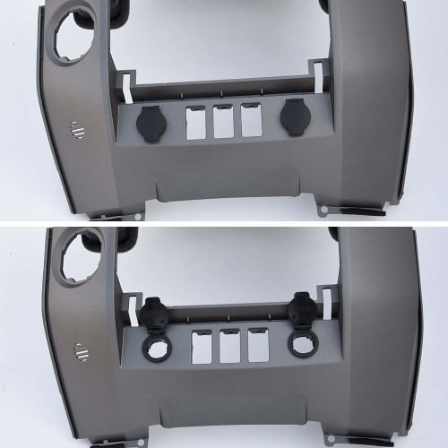 G-PLUS Center Dash/Radio AC Bezel -W Spkr Bezel 2004 2005 2006 OEM Compatible with Nissan Titan/Armada
