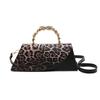 Streetwear Leopard Print Small Pu Crossbody Bag With Magnetic Closure For Daily Use