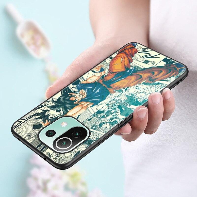 Anime Son Goku Ultra Instinct Phone Case For Xiaomi Mi POCO X3 NFC F3 GT M3 11i 11 Ultra 10T Pro A2 11 Lite Redmi K40 K20 7 7A